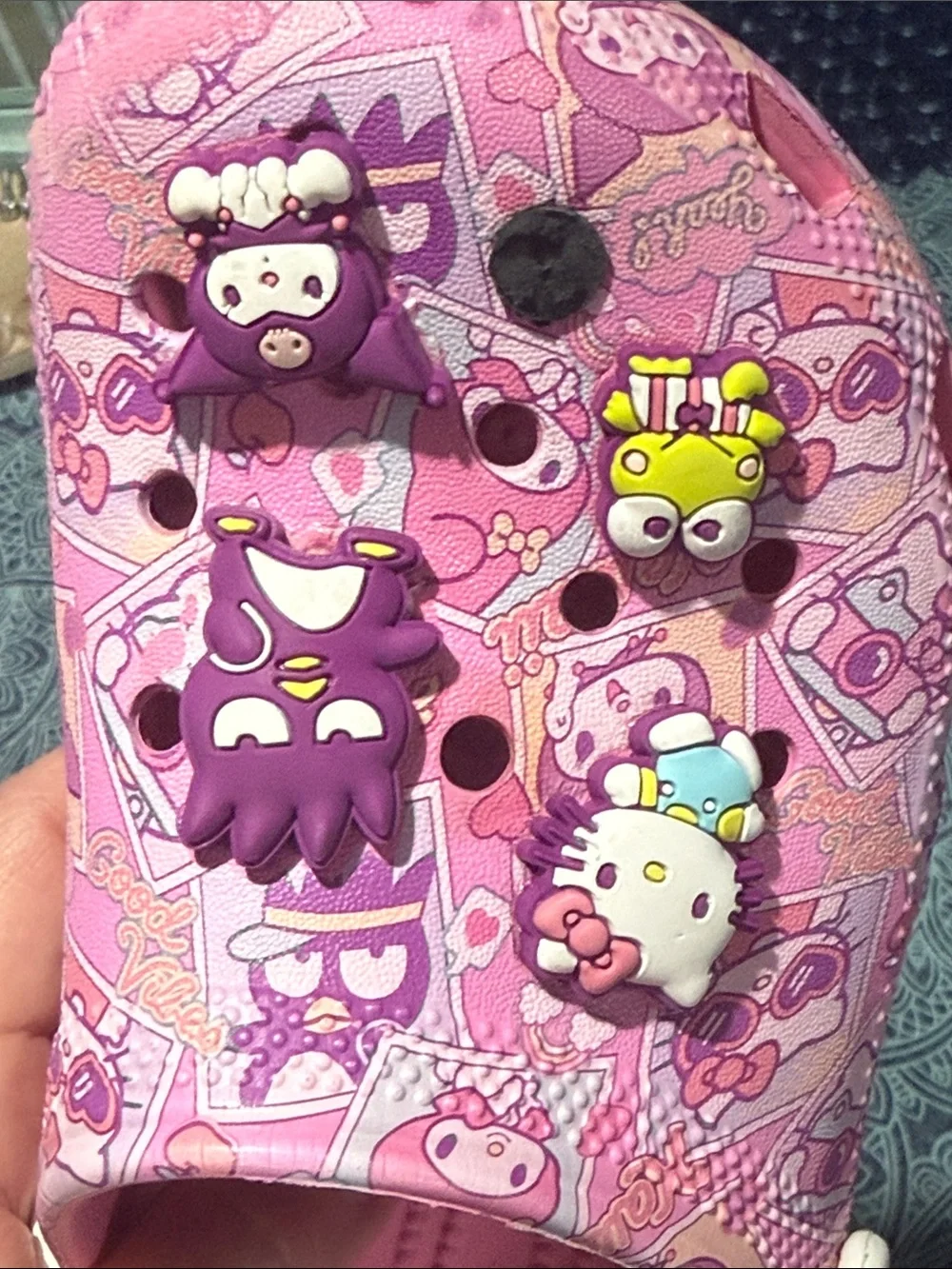 Sanrio Hello Kitty & Friends Pink Kids' Crocs with Jibbitz